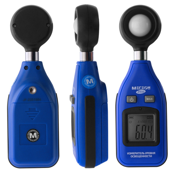 Измеритель освещенности МЕГЕОН 21550 купить по низкой цене | МАКСПРОФИТ