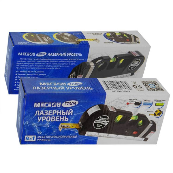 Лазерный уровень МЕГЕОН 77006 купить по низкой цене | МАКСПРОФИТ